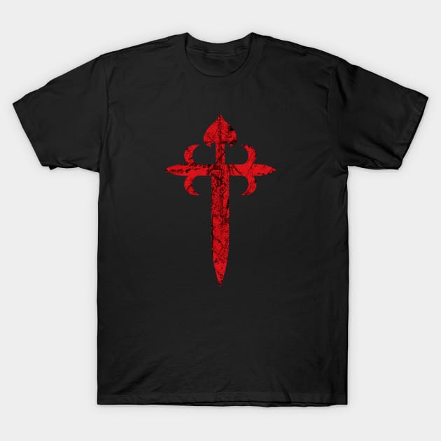 Order of Santiago Cross T-Shirt by StabbedHeart